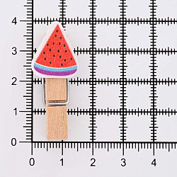 2AR23398 Прищепки декоративные 'Фрукты' 3,5см, 10шт/уп