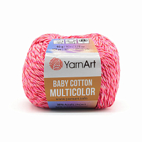 Пряжа YarnArt 'Baby cotton multicolor' 50гр 165м (50% хлопок, 50% акрил)